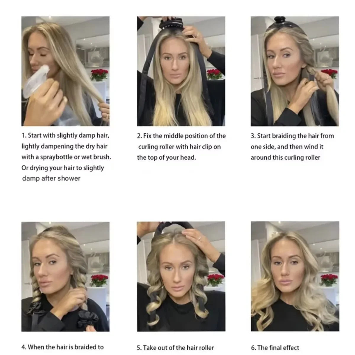 VelvetHair Heatless Curler