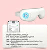 VelvetAura Smart Folding Eye Massager | Airbag Compression for Eyes