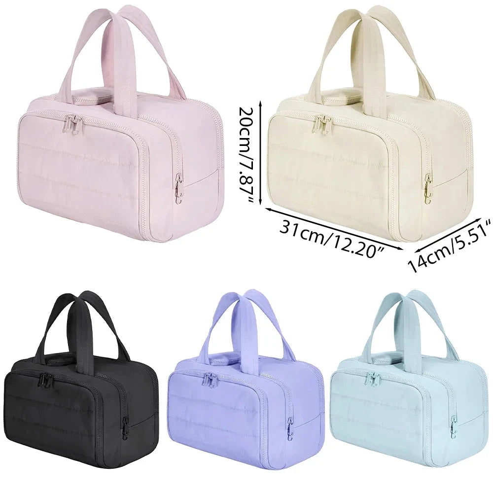 AuraTravel Toiletry Bag | Large Multi Compartment Makeup Pouch