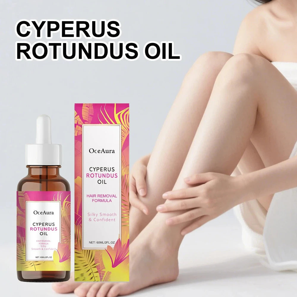 Aura Cyperus Rotundus Essential Oil | Calm Redness Slows Hair Regrowth after Hair Removal