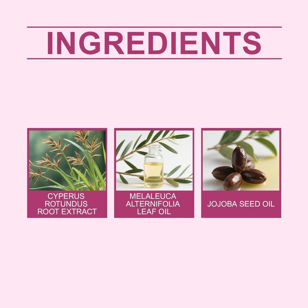 Aura Cyperus Rotundus Essential Oil | Calm Redness Slows Hair Regrowth after Hair Removal