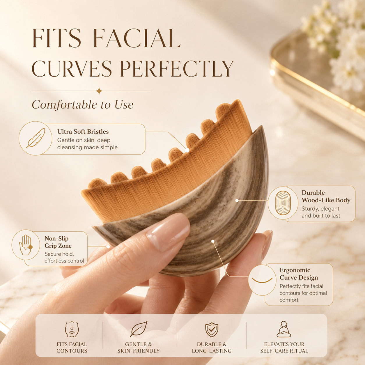 VelvetSculpt Lymphatic Face Brush