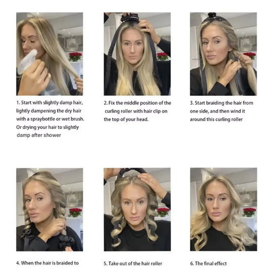 VelvetHair Heatless Curler