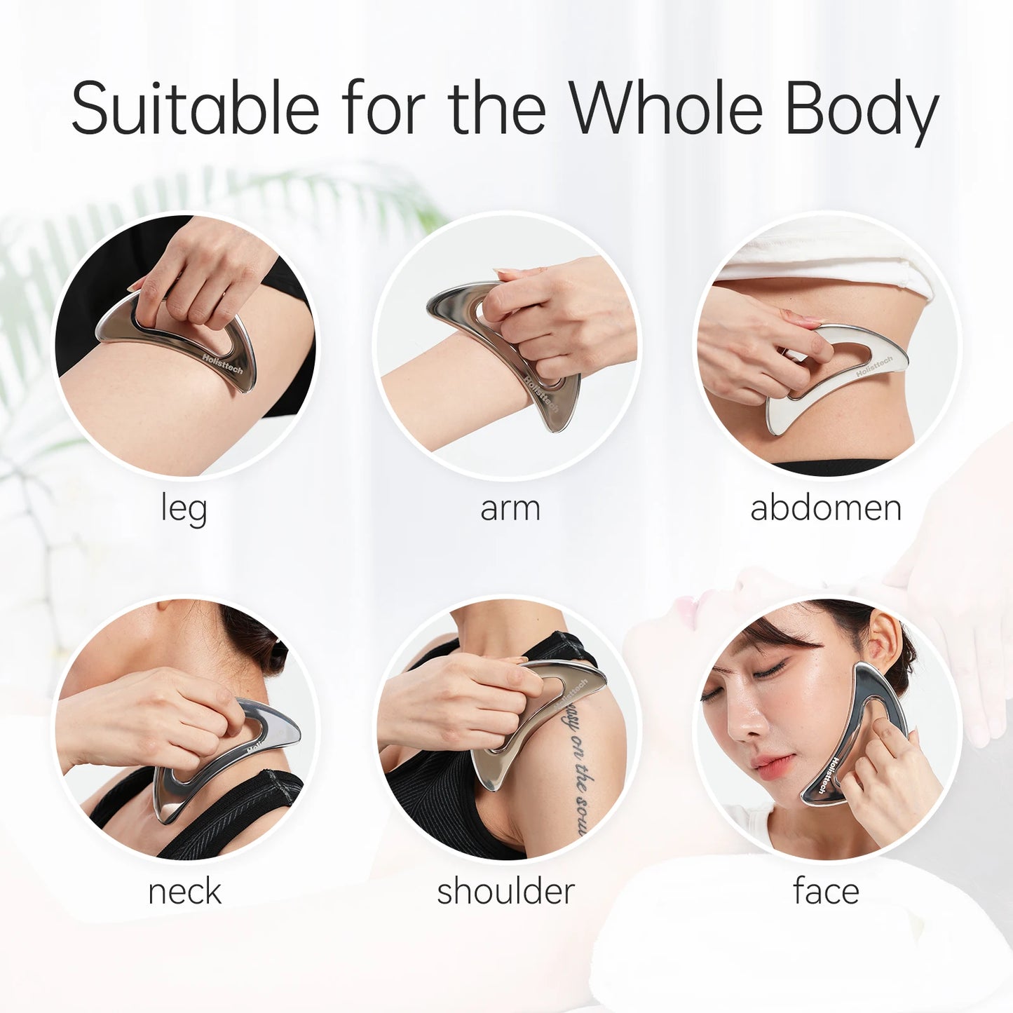 AuraReset Face & Body Gua Sha Tool