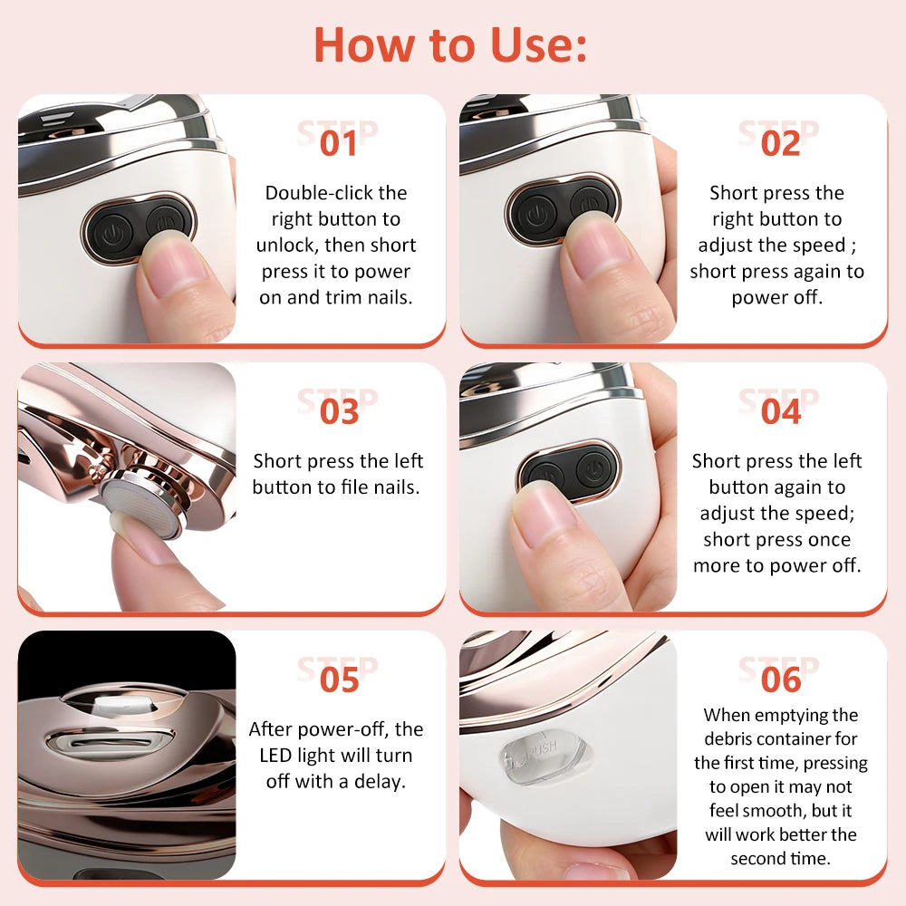 AuraNail 2 in 1 Trimmer